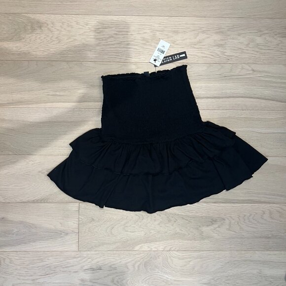 NWT Design Lab Tiered Black Skirt - Picture 4 of 4